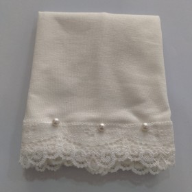 Çocuk Bone Başörtüsü - Krem
