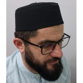 Kubbeli Kalıp Takke - Siyah