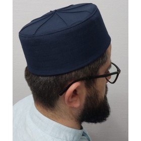 Kubbeli Kalıp Takke - Lacivert
