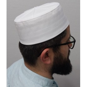 Kubbeli Kalıp Takke - Beyaz